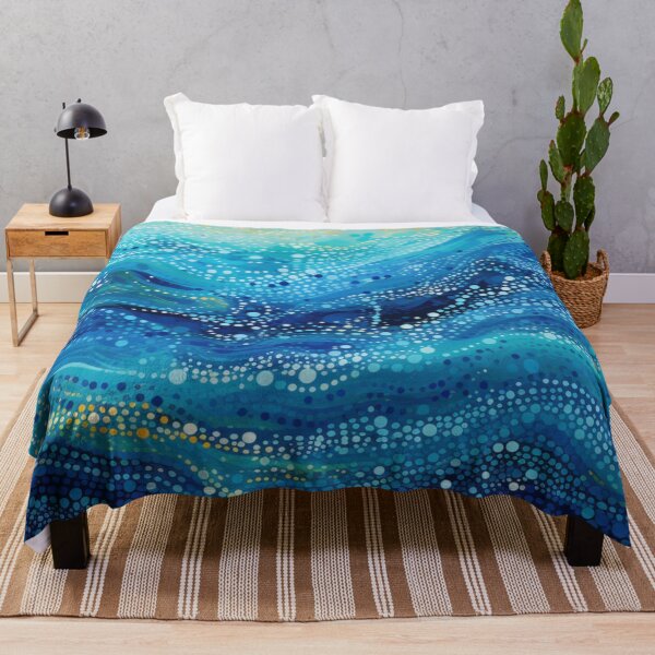 Item preview, Aboriginal Inspired Dot Art - Summer Ocean designed and sold by GrinGalore.