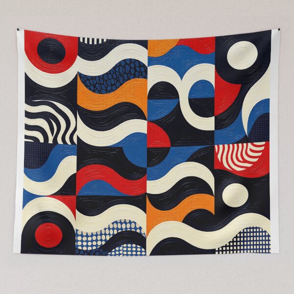 Item preview, abstract oil 4 part design colorful artwork designed and sold by SmashingDeals.