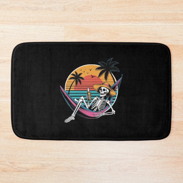 Item preview, Tropical Beach Vacation Skeleton Summer Drinking Skeleton designed and sold by ClassicAnthony.