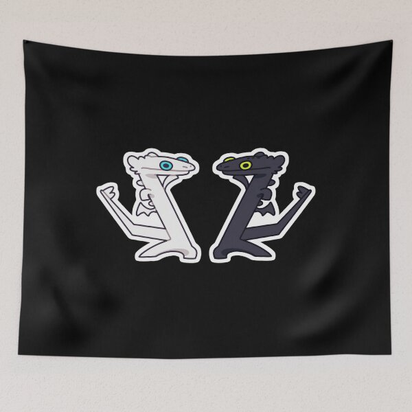 Item preview, Light Night Fury Dancing Meme Style  designed and sold by DesignSTKRSA.