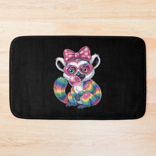 Item preview, Cool Rainbow Lemur with Sunglasses Bubblegum Cute designed and sold by petrichorsworld.