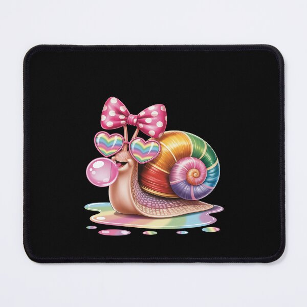 Item preview, Cool Rainbow Snail with Sunglasses Bubblegum Cute Girls designed and sold by petrichorsworld.