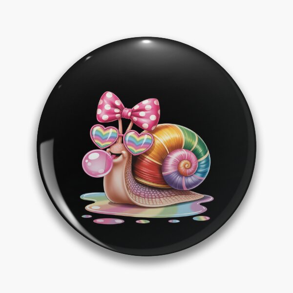 Item preview, Cool Rainbow Snail with Sunglasses Bubblegum Cute Girls designed and sold by petrichorsworld.