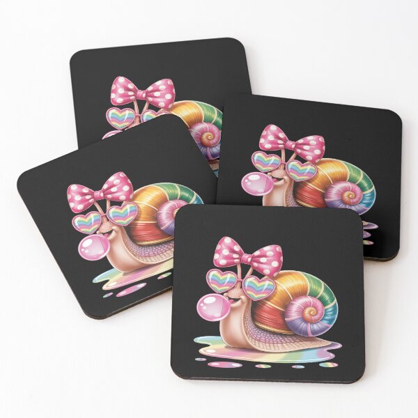 Item preview, Cool Rainbow Snail with Sunglasses Bubblegum Cute Girls designed and sold by petrichorsworld.
