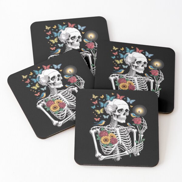 Item preview, Cool Skeleton Plant Nature Flower Halloween designed and sold by petrichorsworld.
