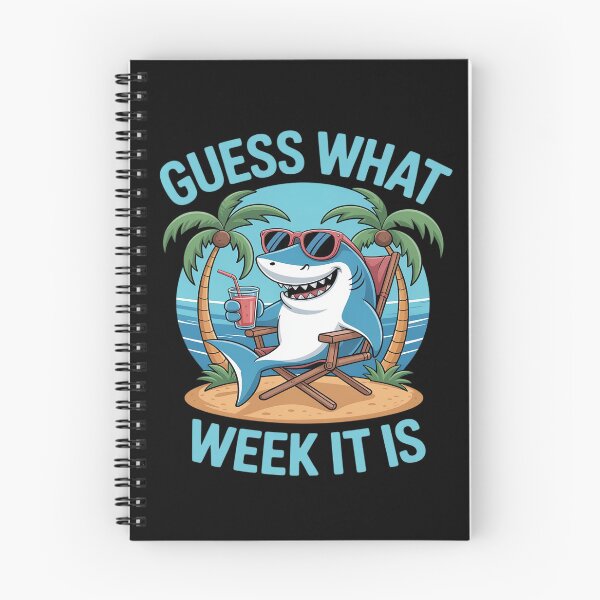 Item preview, Cool Shark 2025 Week Guess What Week It Is Shark Lover Trip designed and sold by petrichorsworld.
