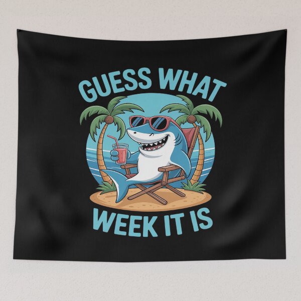 Item preview, Cool Shark 2025 Week Guess What Week It Is Shark Lover Trip designed and sold by petrichorsworld.