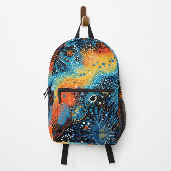 Item preview, Aboriginal Inspired Dot Art - Lava Stream Through Cold Water designed and sold by GrinGalore.