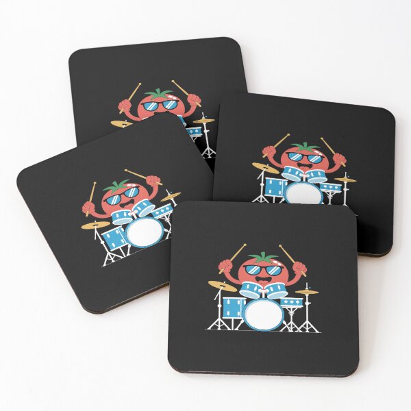 Item preview, Cool Tomato Drummer With Sunglasses designed and sold by petrichorsworld.