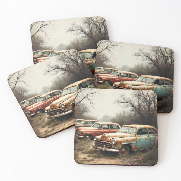 Item preview, Old Retro Vintage Cars in the Tree's designed and sold by Huskyyy Designs.