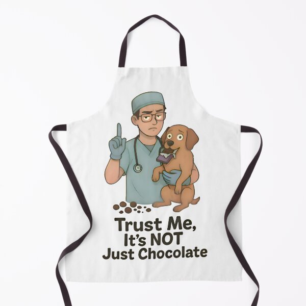 Item preview, Trust Me, It’s NOT Just Chocolate – Funny Vet Dog Design designed and sold by Bettybee00.