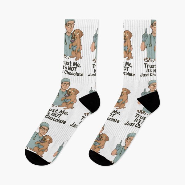 Item preview, Trust Me, It’s NOT Just Chocolate – Funny Vet Dog Design designed and sold by Bettybee00.