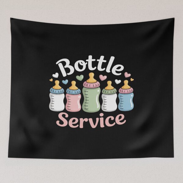 Item preview, Coquette Bow Bottle Service Baby Barista NICU MBU L&D Nurse designed and sold by petrichorsworld.