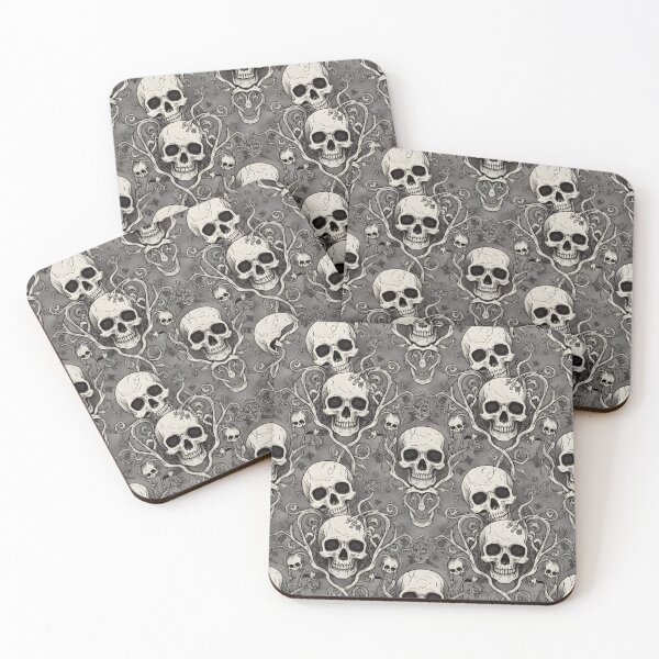 Item preview, The skulls, depicted with realistic detail designed and sold by Marcu Ioachim.