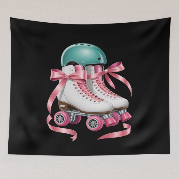Item preview, Coquette Bow Inline Skating Rollerblading Rollerblades Girl designed and sold by petrichorsworld.
