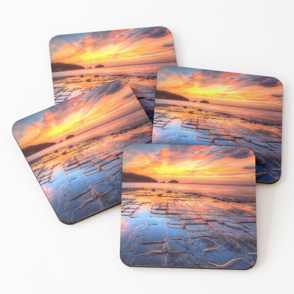 Item preview,  Tessellated Pavement at Dawn in Tasmania designed and sold by Huskyyy Designs.