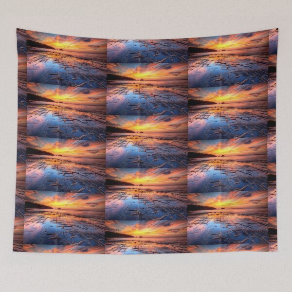 Item preview,  Tessellated Pavement at Dawn in Tasmania designed and sold by Huskyyy Designs.