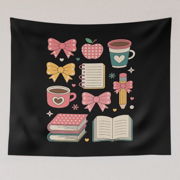 Item preview, Coquette Bow Student Teacher Happy First Day Back To School designed and sold by petrichorsworld.