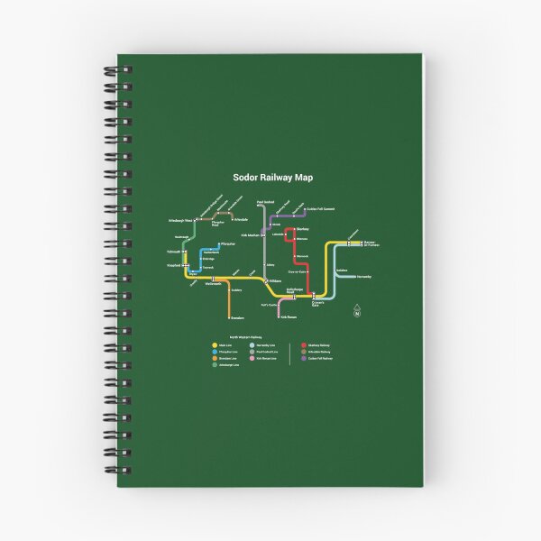 Item preview, Sodor Railway Map designed and sold by UKAmobile.