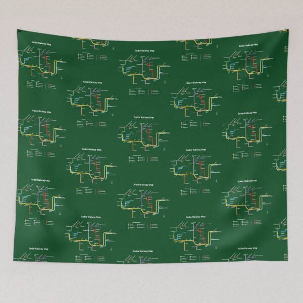 Item preview, Sodor Railway Map designed and sold by UKAmobile.