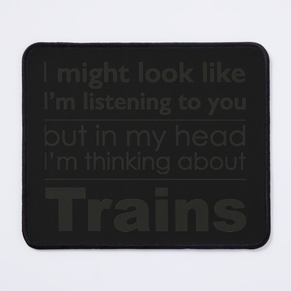 Item preview, Listening, but thinking of Trains designed and sold by UKAmobile.