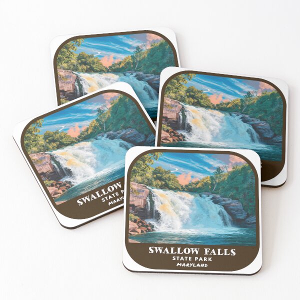 Item preview, Vintage Swallow Falls State Park (Maryland State Park) designed and sold by RabbitK.