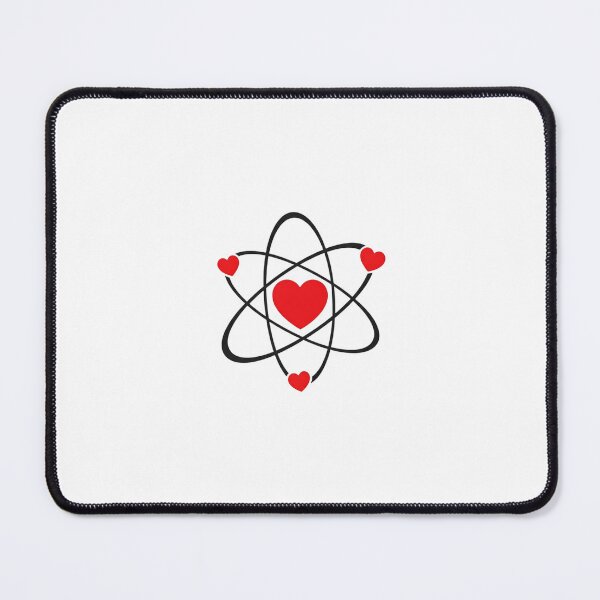 Item preview, Atom of Love Icon – Modern Minimalist Science and Heart Illustration designed and sold by PixelVibe782.