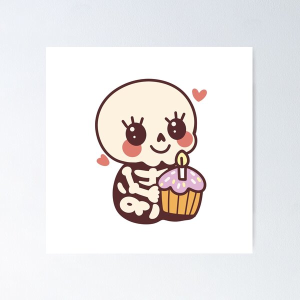 Item preview, Skeleton Kawaii designed and sold by Dorcidesigns.