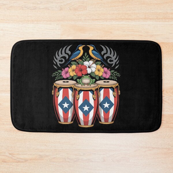 Item preview, Coqui Frog & Drums Boricua Puerto Rican Flag Puerto Rico designed and sold by Idarmotar.