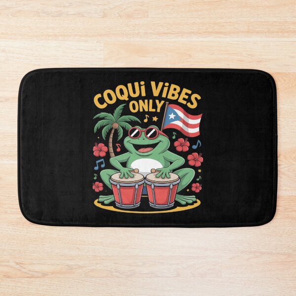 Item preview, Coquí Vibes Only Puerto Rico Frog Music designed and sold by Idarmotar.