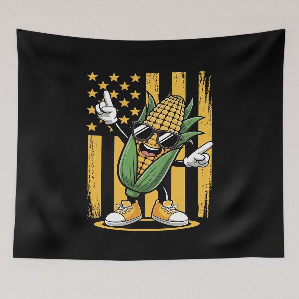 Item preview, Corn American Flag Dabbing Corn Lover designed and sold by Idarmotar.