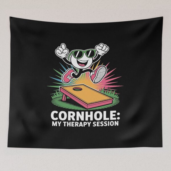 Item preview, Cornhole My Therapy Session designed and sold by Idarmotar.