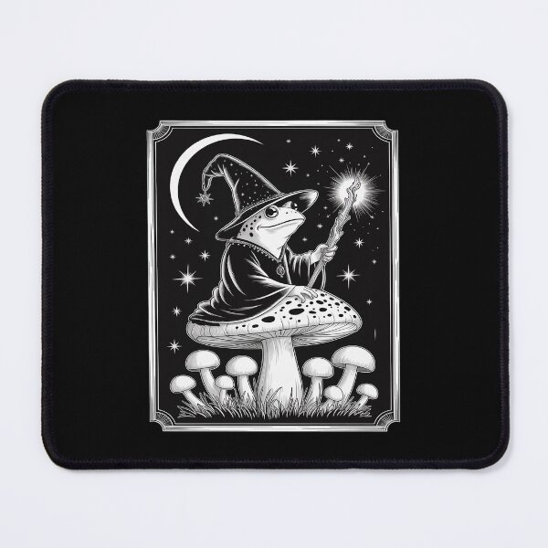 Item preview, Cottagecore The Wizard Frog Tarot Card Dark Academia designed and sold by Idarmotar.