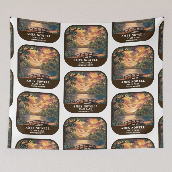 Item preview, Vintage Ames Nowell State Park (Massachusetts State Park) designed and sold by RabbitK.