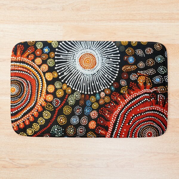 Item preview, Aboriginal Inspired Dot Art - Floral Litchfield designed and sold by GrinGalore.