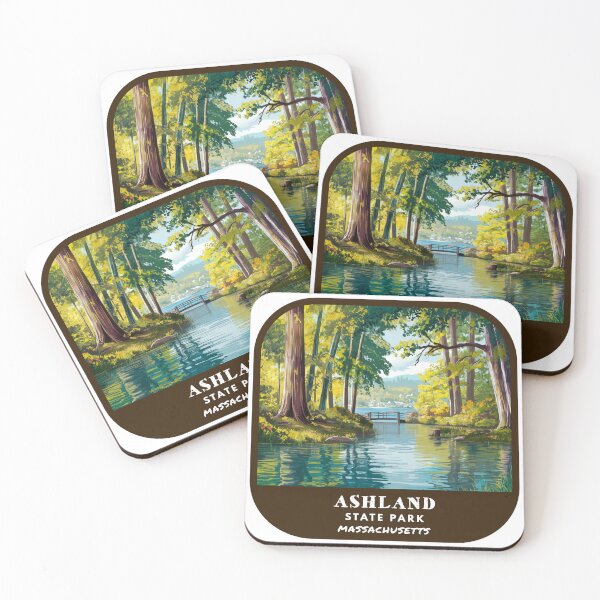 Item preview, Vintage Ashland State Park (Massachusetts State Park) designed and sold by RabbitK.