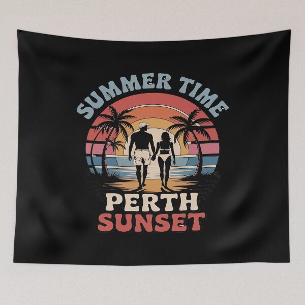 Item preview, Couple Summer Time Together Perth Sunset Beach designed and sold by Idarmotar.