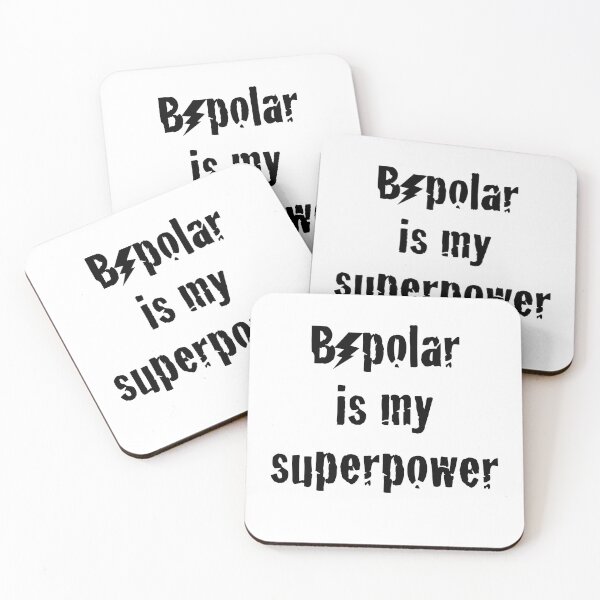 Item preview, Bipolar Is My Superpower (black) designed and sold by Bipolar, Etc..