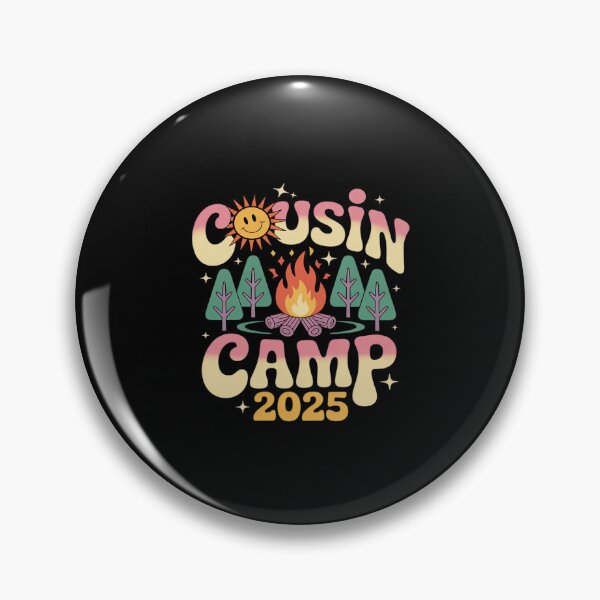 Artikelvorschau, Cousin Camp 2025 Campfire Summer Vacation entworfen und verkauft von Idarmotar.