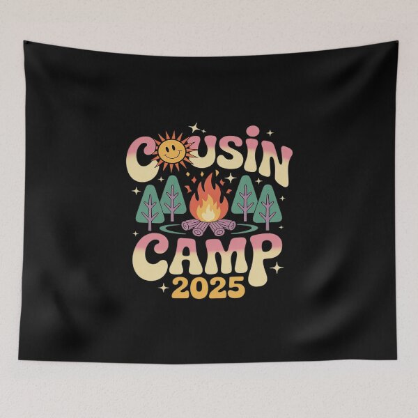 Item preview, Cousin Camp 2025 Campfire Summer Vacation designed and sold by Idarmotar.