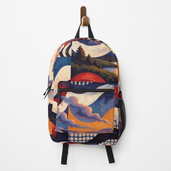 Item preview, abstract oil 4 part geometric design designed and sold by SmashingDeals.