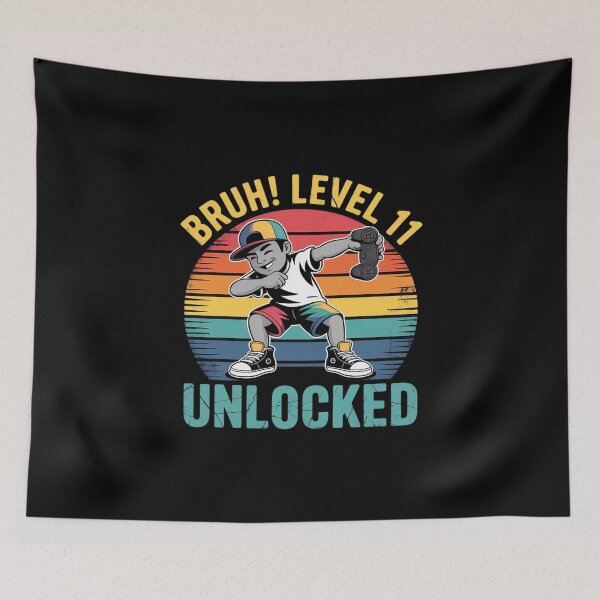 Item preview, 11 Year Old Birthday Dabbing Boy Bruh 11th level unlocked7  designed and sold by ClassicAnthony.