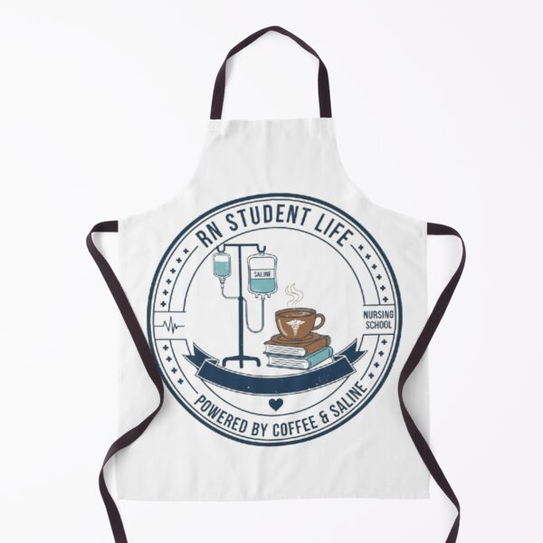 Item preview, Powered by Coffee & Saline RN Student Life Seal | Nursing School Gift designed and sold by Taha Art Designs.