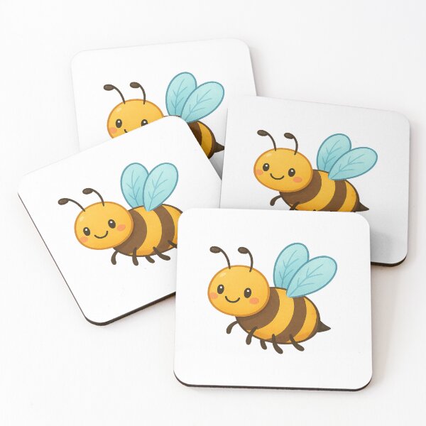 Item preview, Adorable honey moon bee cute illustration designed and sold by SassyArtistry.