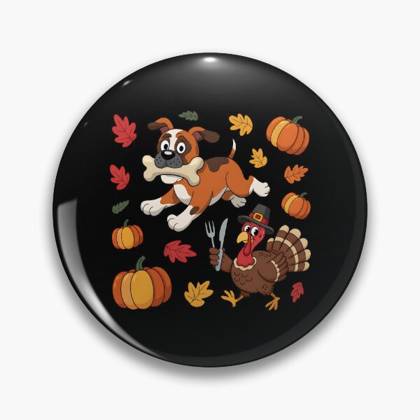 Artikelvorschau, Funny Boxer Dog Turkey Autumn Thanksgiving entworfen und verkauft von BakeryDozen.