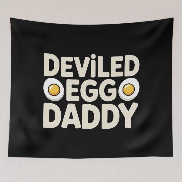 Item preview, Funny Deviled Eggs Daddy Thanksgiving Food Lover Dad designed and sold by BakeryDozen.