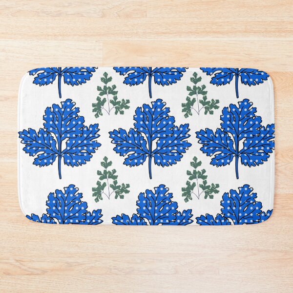 Item preview, Stylized Cilantro Pattern – Blue and Green Lined Abstract Design designed and sold by Cultradesign.