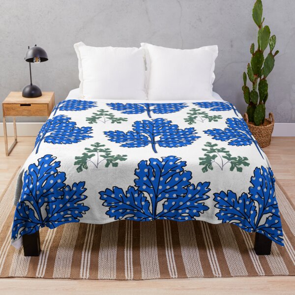 Item preview, Stylized Cilantro Pattern – Blue and Green Lined Abstract Design designed and sold by Cultradesign.