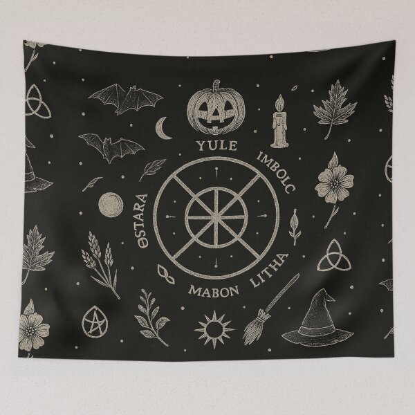 Item preview, Wheel of the Year – Mystical Pagan Art for All Seasons designed and sold by EnigmaWitch.