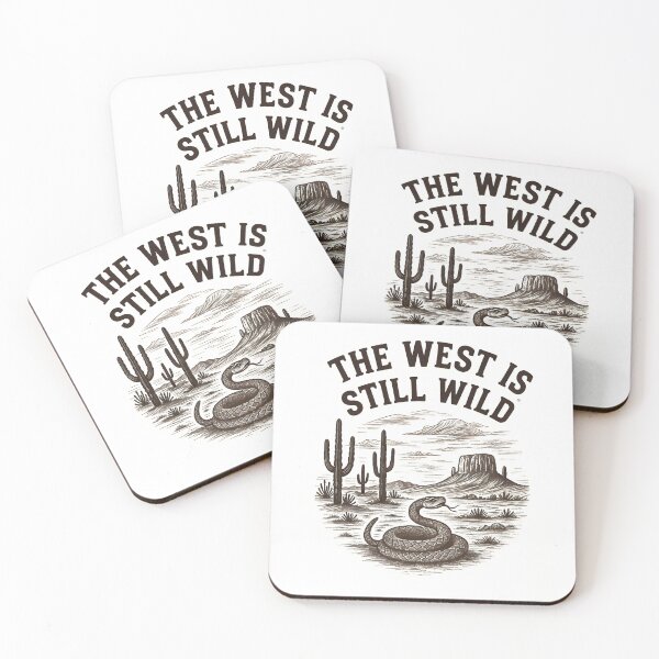 Item preview, Desert Rattlesnake & Saguaro Wild West Graphic T-Shirt designed and sold by Glyph Lab.